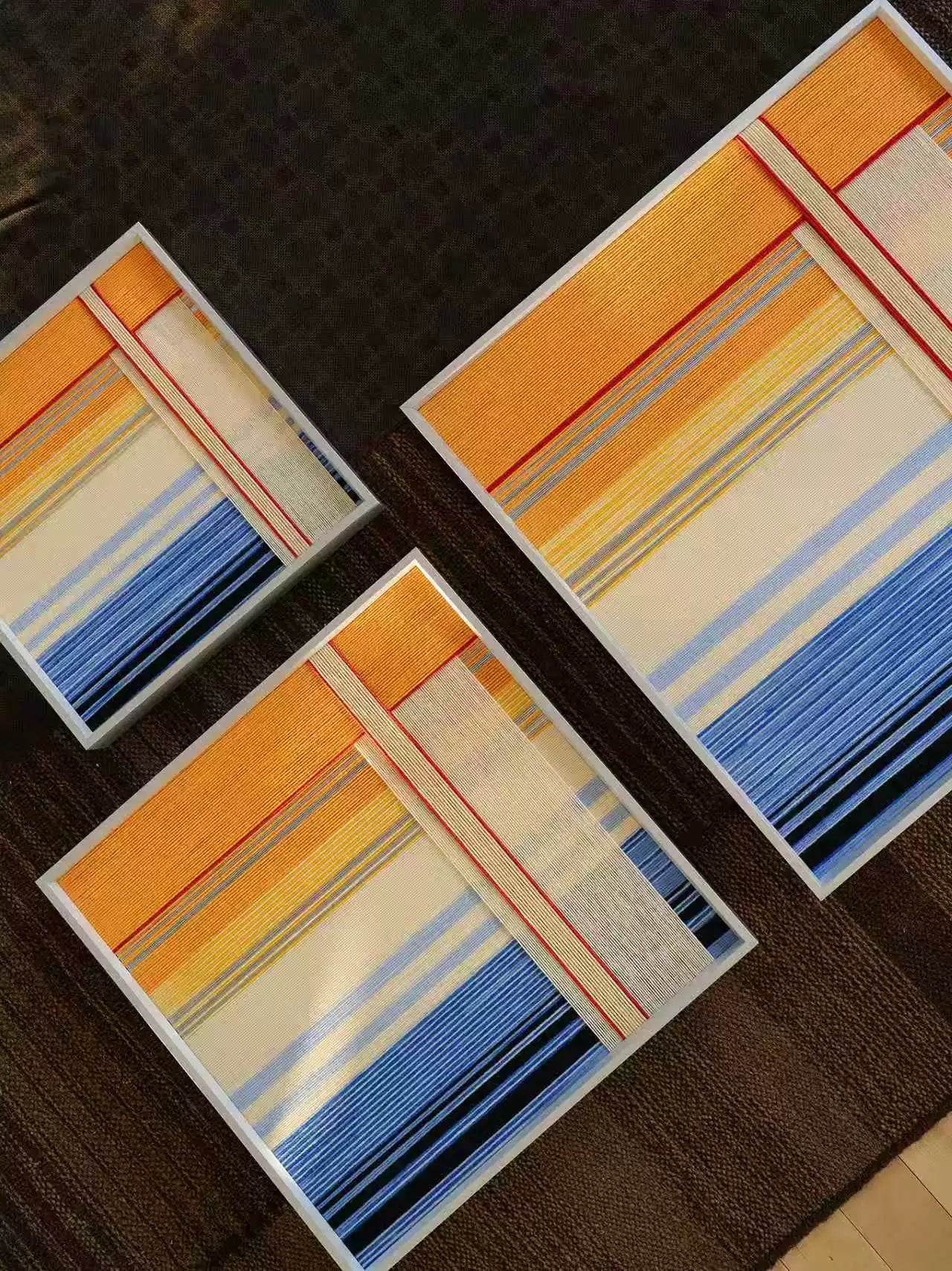 Sunset Strands - Textile Art AR1070