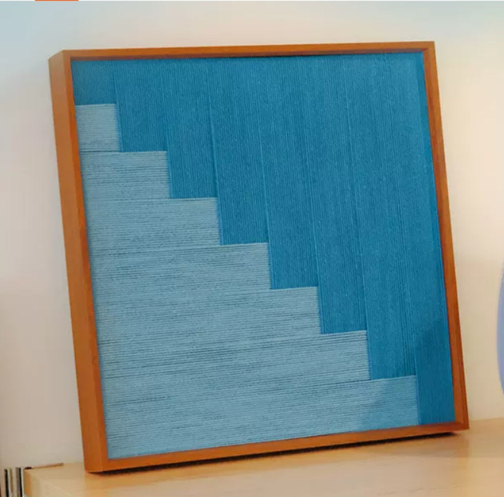 Ocean Strata Woven - Textile Art AR1071
